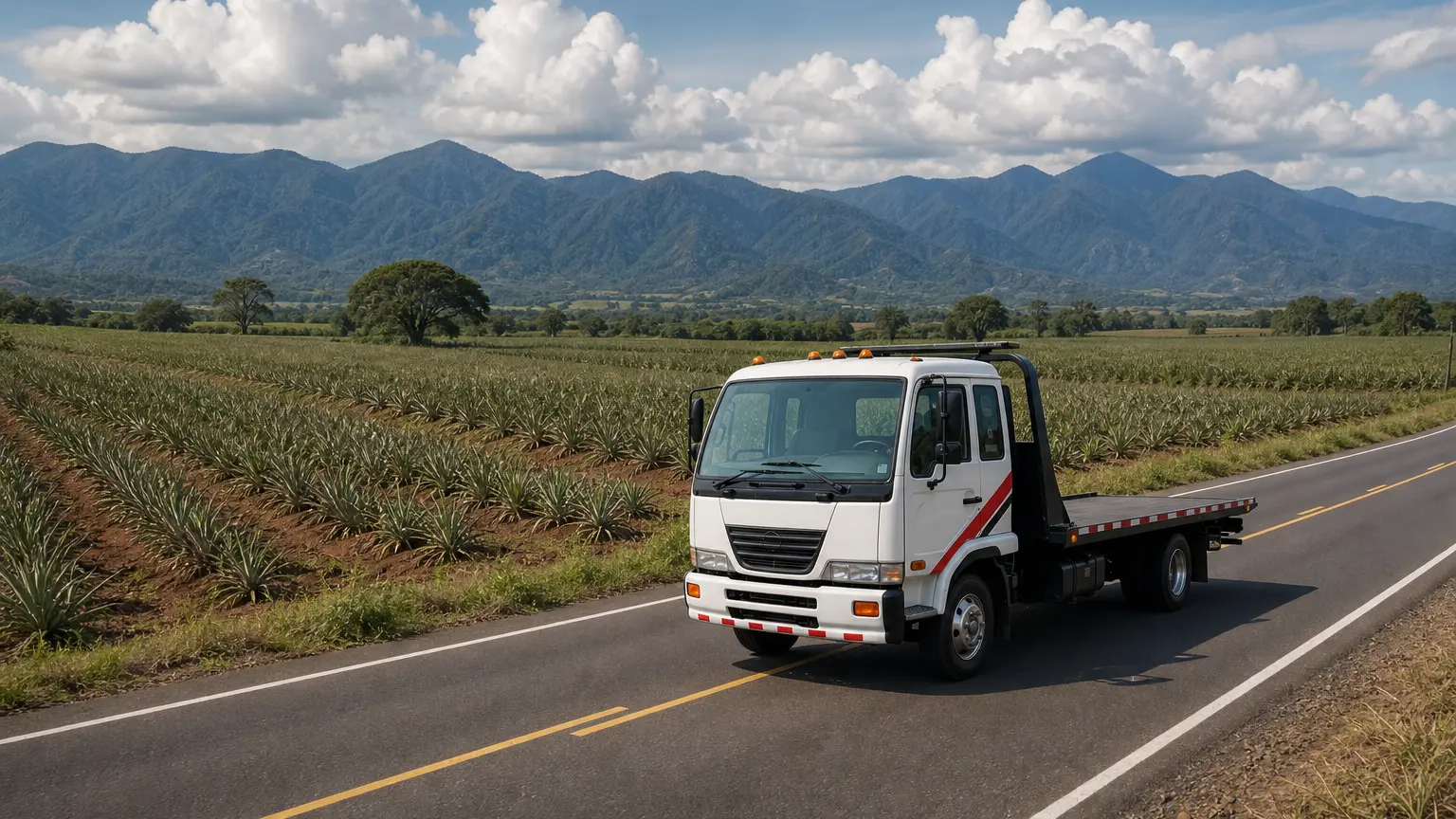 Grúa de plataforma de Transportes Freyzen en Buenos Aires